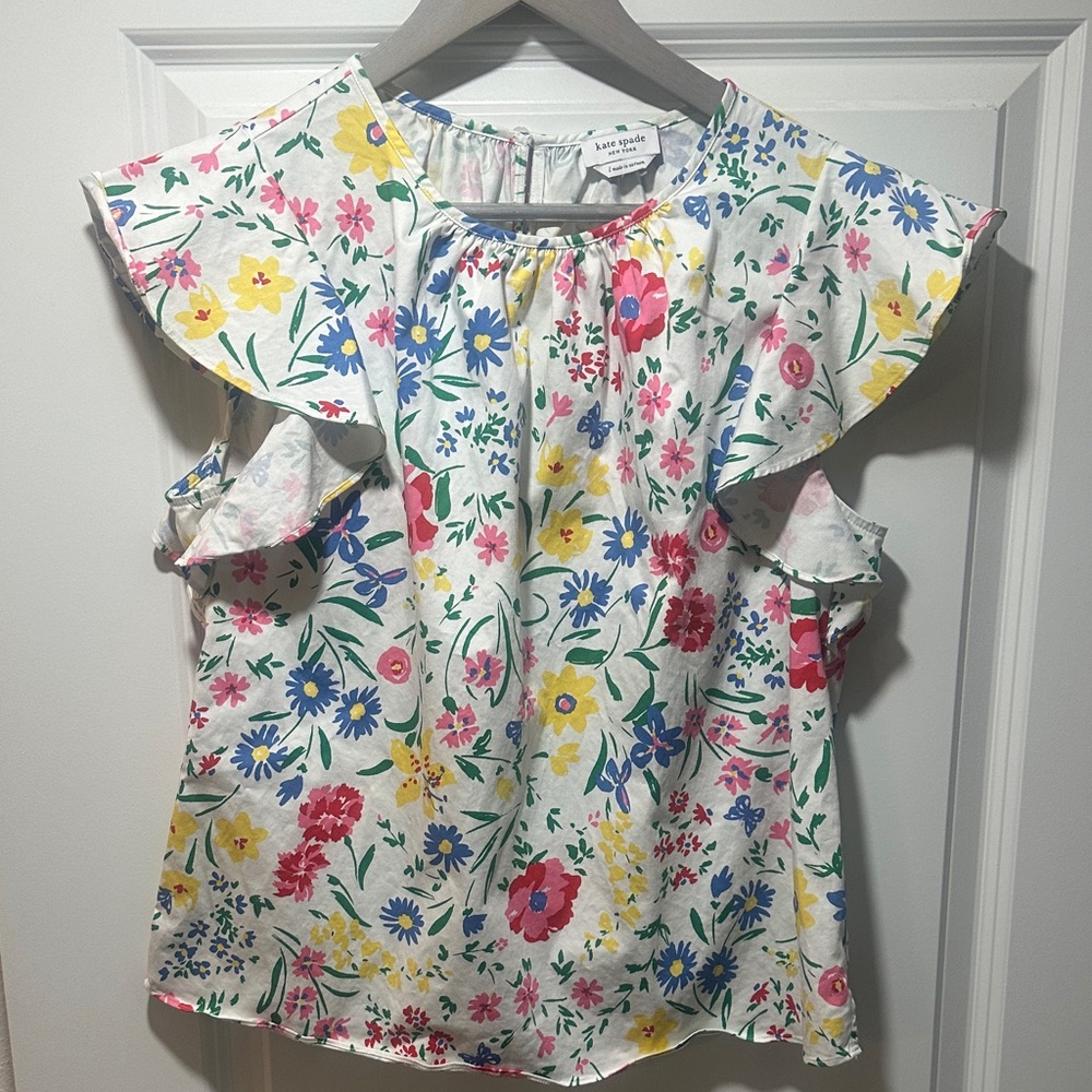 Kate Spade Floral Blouse - Multicolor